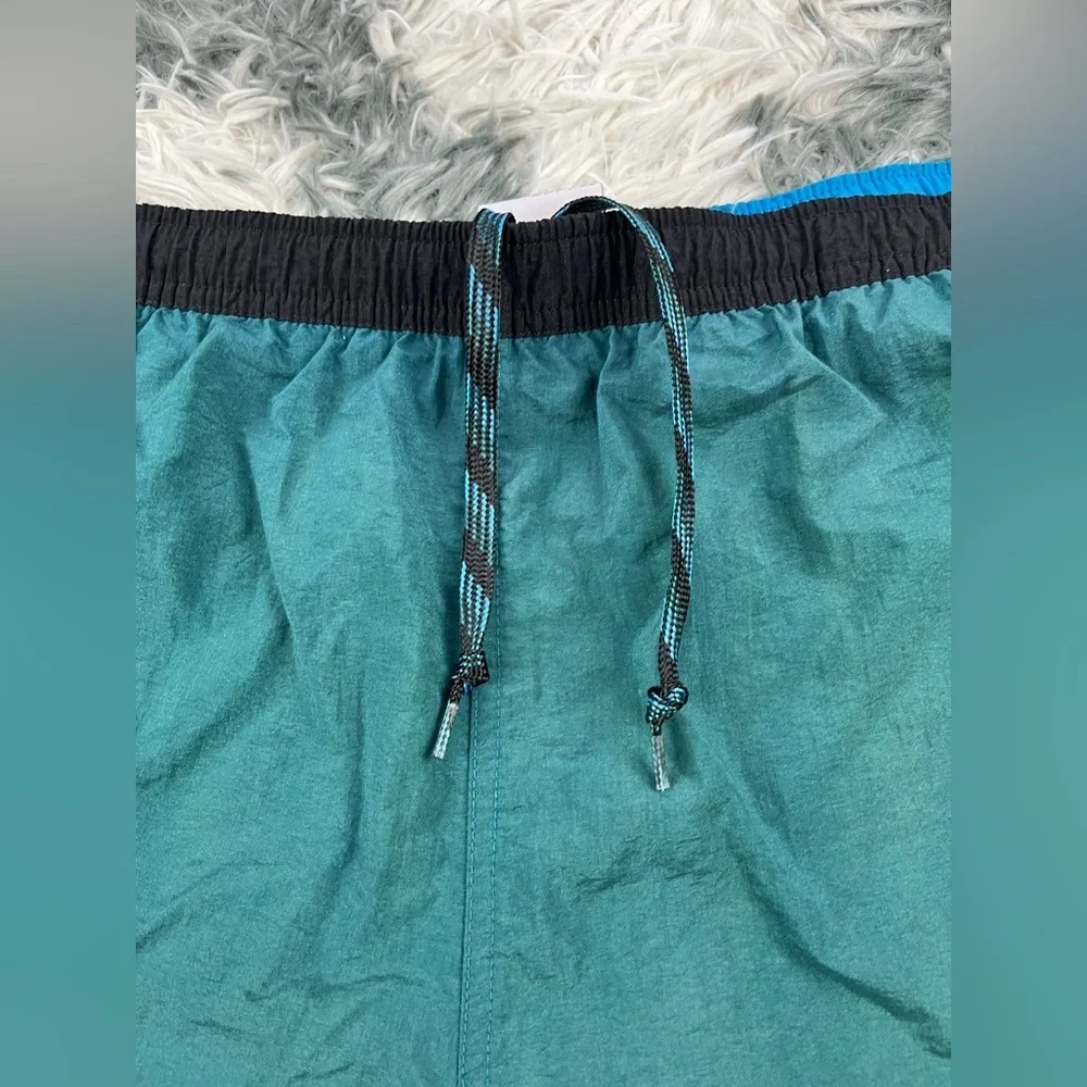 Vintage Speedo Men's Green Swim Trunks With Liner Size Large